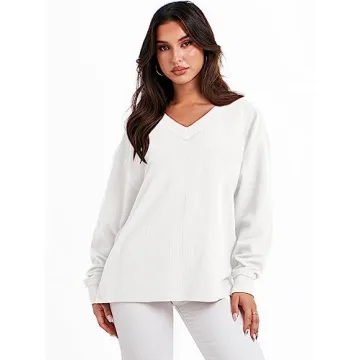 ANRABESS Oversized Long Sleeve Sweatshirt for Women