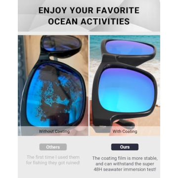 Mose Romano Polarized Sunglasses Men TR90 Non Bounce UV400 Protection Mens Sunglasses Running Driving Fishing