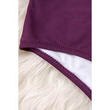 CUPSHE Deep V Neck One Piece Swimsuit for Women