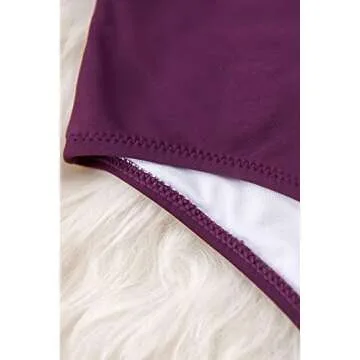 CUPSHE Deep V Neck One Piece Swimsuit for Women