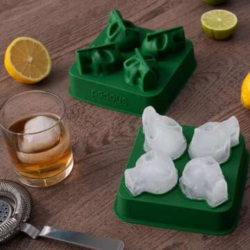 3D Ancient Alien Ice Mold Trays for Unique DIY Figures