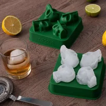 3D Ancient Alien Ice Mold Trays for Unique DIY Figures