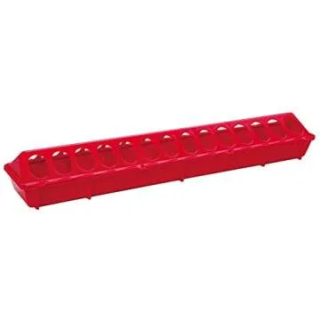 Little Giant® Plastic Poultry Feeder Base | 20 Inches | Heavy Duty Plastic Feeding Tray with Holes ...