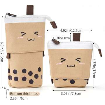 ANGOOBABY Cute Pencil Case & Makeup Organizer