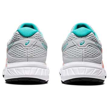 ASICS Gel-Contend® 6 Glacier Grey/Sun Coral 8 D - Wide