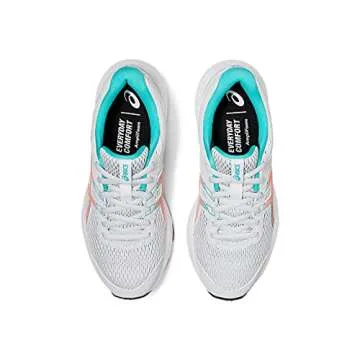 ASICS Gel-Contend® 6 Glacier Grey/Sun Coral 8 D - Wide