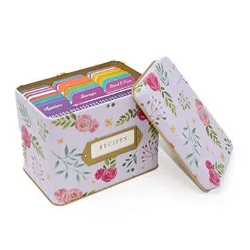 Jot & Mark Recipe Card Gift Box with Decorative Tin