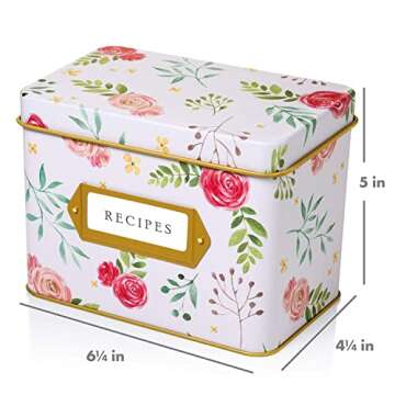 Jot & Mark Recipe Card Gift Box with Decorative Tin