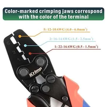 iCrimp Handy Ratchet Wire Crimping Tool for Efficient Crimping