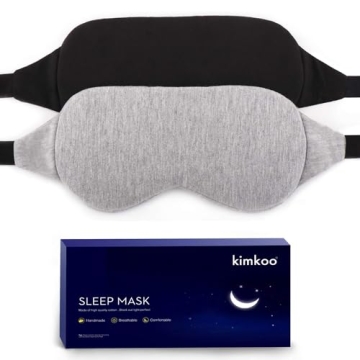 Kimkoo Sleep Mask for Ultimate Sleep Comfort and Light Blocking