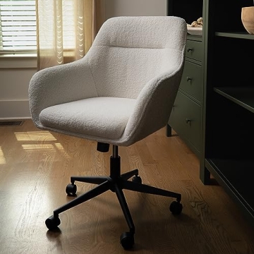 Martha Stewart Rayna Swivel Task Chair - Elegant & Comfortable