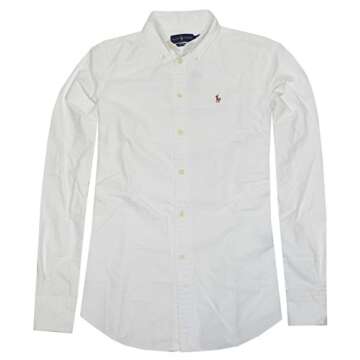 Ralph Lauren Women Classic Fit Oxford Shirt - Timeless Style in White