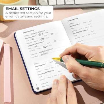 Clever Fox Password Book - Stylish Pocket Password Organizer