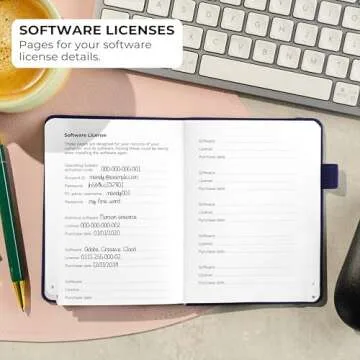 Clever Fox Password Book - Stylish Pocket Password Organizer