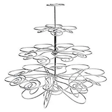 Charmed 4 Tier Cupcake Stand for 23 Cupcakes - Elegant Centerpiece