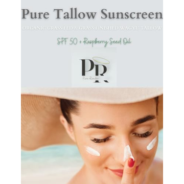 Grass-Fed Tallow Sunscreen with SPF 50 - Organic Protection