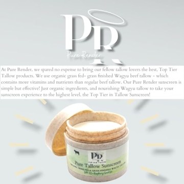 Grass-Fed Tallow Sunscreen with SPF 50 - Organic Protection