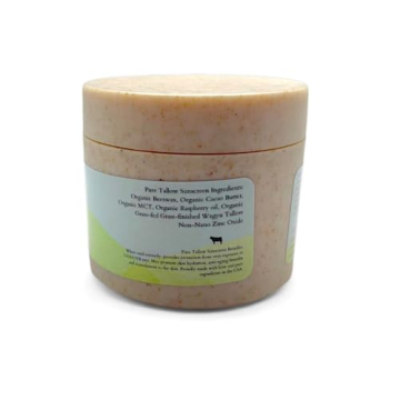 Grass-Fed Tallow Sunscreen with SPF 50 - Organic Protection