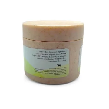 Grass-Fed Tallow Sunscreen with SPF 50 - Organic Protection