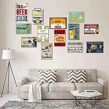 Funny Vintage Metal Tin Sign Pink Halloween Art Prints Pastel Halloween Wall Art Suitable For Home And Kitchen Bar Cafe Garage Wall Decor 8x12 Inch