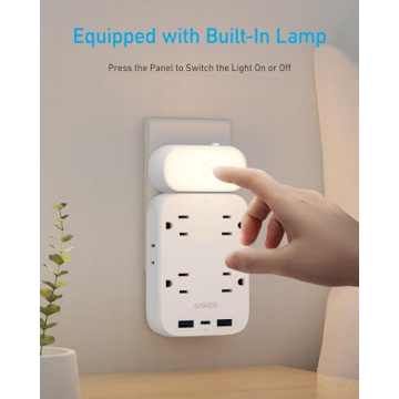 Anker USB Wall Charger & 6 Outlet Extender