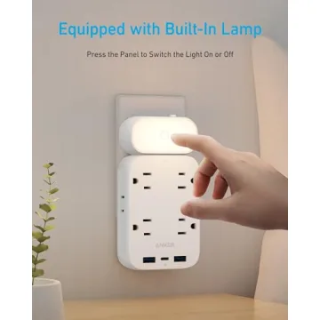 Anker USB Wall Charger & 6 Outlet Extender