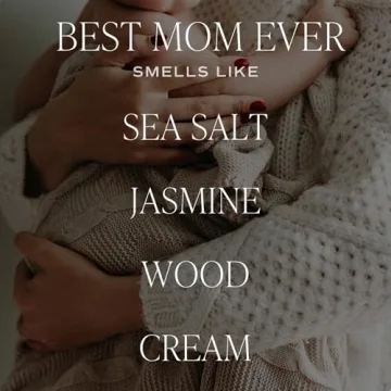 Best Mom Ever Candle - Relaxing Jasmine & Sea Salt Scented