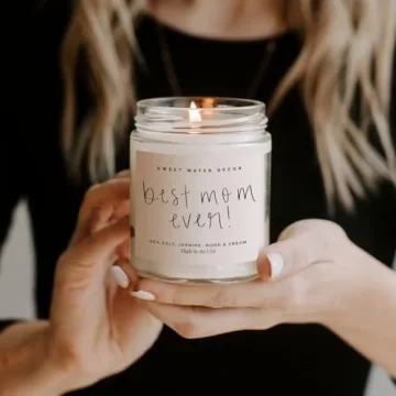 Best Mom Ever Candle - Relaxing Jasmine & Sea Salt Scented