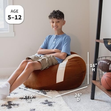 Big Joe Sports Ball Bean Bag Chair for Kids - Comfy & Fun
