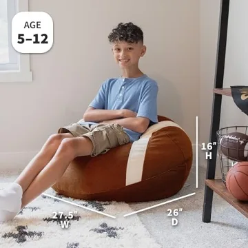 Big Joe Sports Ball Bean Bag Chair for Kids - Comfy & Fun