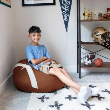 Big Joe Sports Ball Bean Bag Chair for Kids - Comfy & Fun