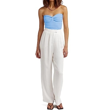 Stylish Women's Strapless Knit Top for Summer Fashion