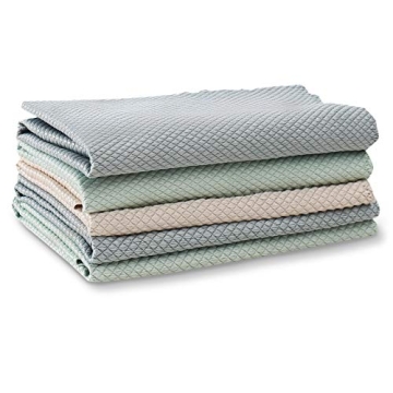 Fish Scale Microfiber Cleaning Cloths 5 Pack 15.7x11.8