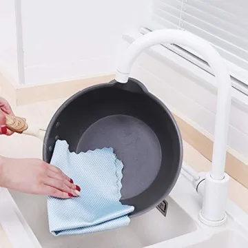 Fish Scale Microfiber Cleaning Cloths 5 Pack 15.7x11.8