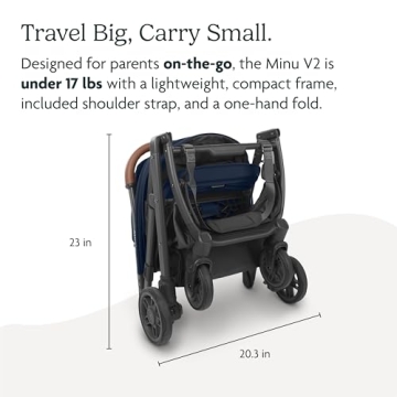UPPAbaby Minu V2 Travel Stroller Lightweight and Easy to Use