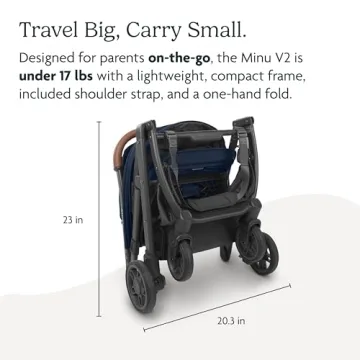 UPPAbaby Minu V2 Travel Stroller Lightweight and Easy to Use