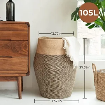 Stylish Goodpick Tall Laundry Hamper for Functional Storage