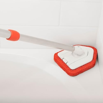 OXO Good Grips Extendable Shower Tub Tile Scrubber 42 Inch