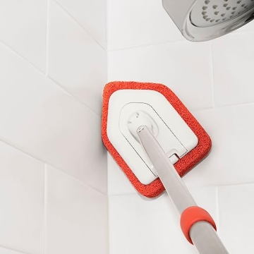 OXO Good Grips Extendable Shower Tub Tile Scrubber 42 Inch