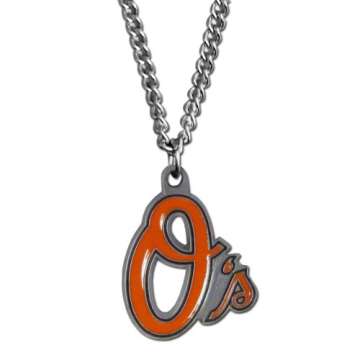 MLB Baltimore Orioles Necklace Chain - Stylish Team Pendant