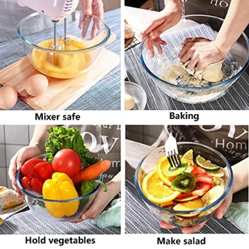Mixing Bowl Set Safe Versatile Stylish Kitchen Gift