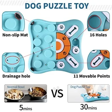 Engaging FOXMM Interactive Dog Treat Puzzle Toy