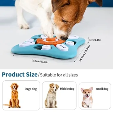 Engaging FOXMM Interactive Dog Treat Puzzle Toy
