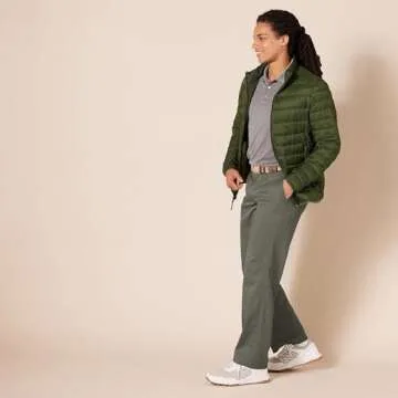 Amazon Essentials Men's Classic-Fit Golf Pant - Olive