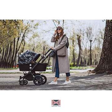 Bag Nation Extra Large Diaper Bag Backpack for Twins or 2 Kids | Unisex 3 in 1 with Stroller Straps | Holds All Your Baby’s Essentials (Black)