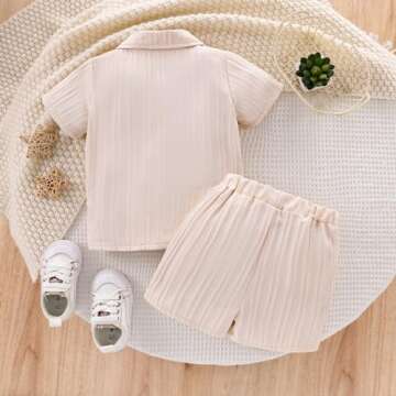 TOKIAGO Toddler Boys Outfit Set: Stylish & Comfortable