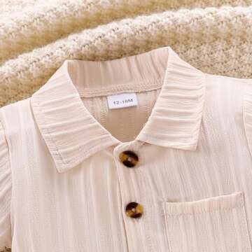 TOKIAGO Toddler Boys Outfit Set: Stylish & Comfortable