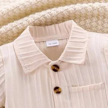 TOKIAGO Toddler Boys Outfit Set: Stylish & Comfortable