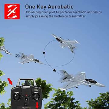 VOLANTEXRC F-16 Jet Plane for Expert RC Flying