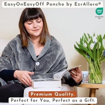 Premium Double Layer Poncho Blanket for Women